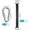 2Pcs Tree Swing Straps Hanging Kit with 2 Carabiners Single Bar Extension Belt Belt for Hammocks Sandbags Horizontal Bar Chair 2