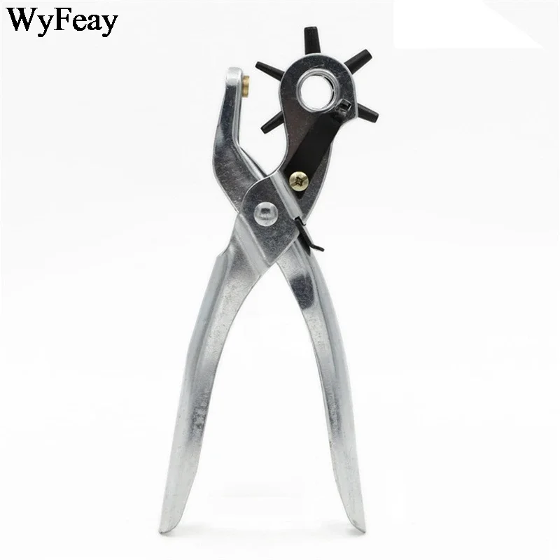 Leather Craft Tools Leather Hole Puncher Eyelet Puncher Sewing Machine Setter Tool for Watchband Strap Household Paper DIY
