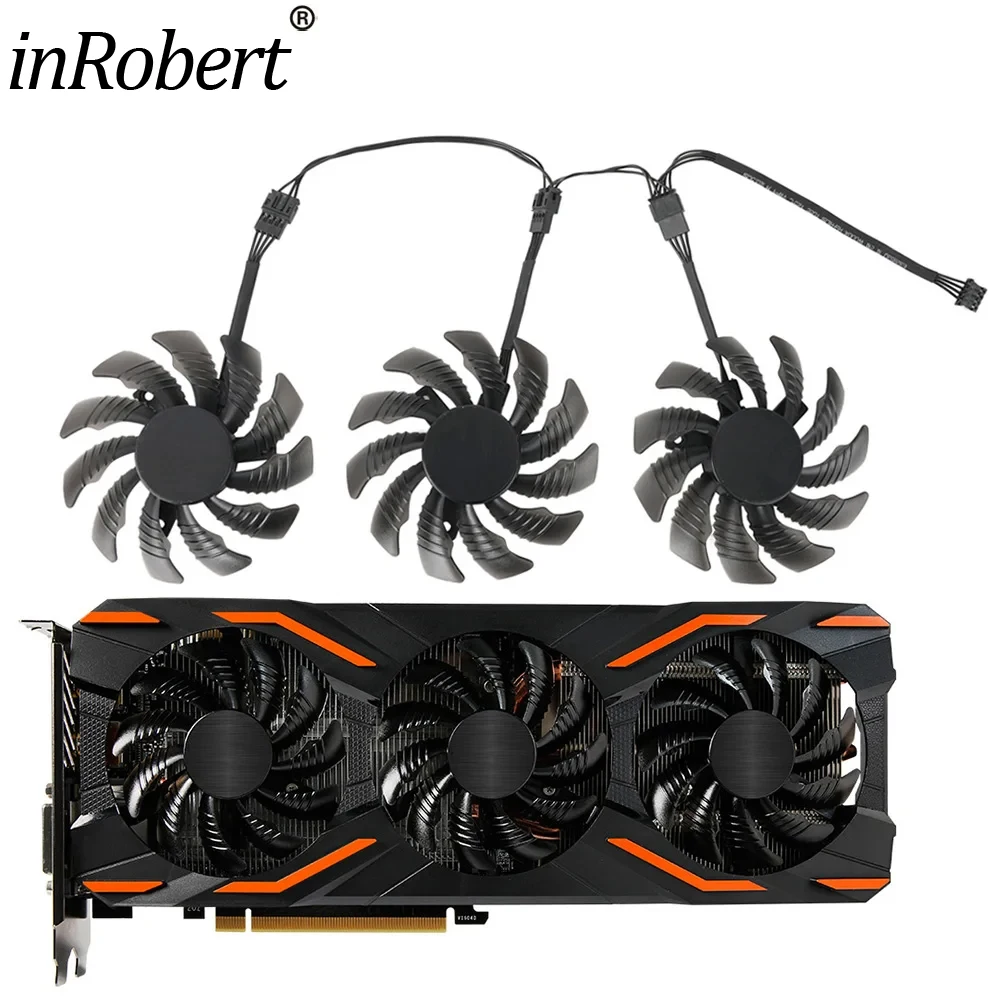 Ventole Di Raffreddamento Della Scheda Grafica T128010Su Da 75Mm Per Gigabyte Gtx 1080 Ti Gtx 1070 G1 Aorus Gtx 1060 1060 Gtx 980 Кулле(Для Процессора