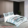 3pcs Happy Camper Pattern Printed Bedding Set, Suitable For Teenagers And Adult's Bedroom, Camping, 1*Duvet Cover+2*Pillowcase 3
