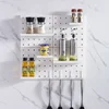 Home Decor Wall Shelves Decoration Hole Board Wall Storage Rack Storage Shelf Kitchen Bedroom Hanging Wall Shelves Wall Decor 5