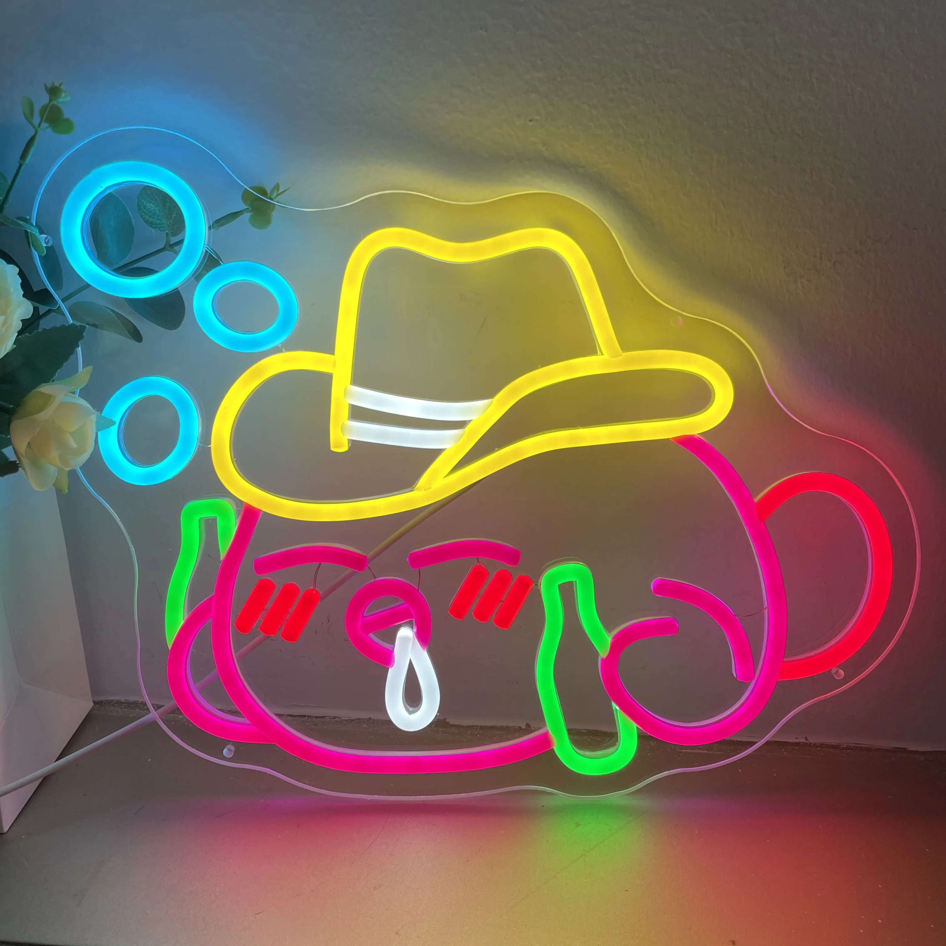 

Anime Neon Sign Neon Light Beer Animal Wall Art Decor Japanese Neon Sign LED Lights Bedroom Night Lmap Gaming Room Decor Gift