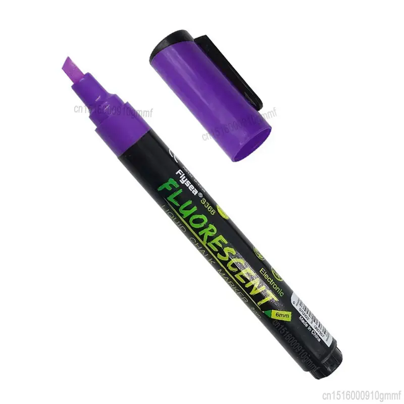 Marqueur à craie liquide effaçable, pointe carrée multicolore, tableau noir  d'écriture LED, surligneur, stylo néon Fluorescent, fournitures de magasin,  8 pièces – les meilleurs produits dans la boutique en ligne Joom Geek