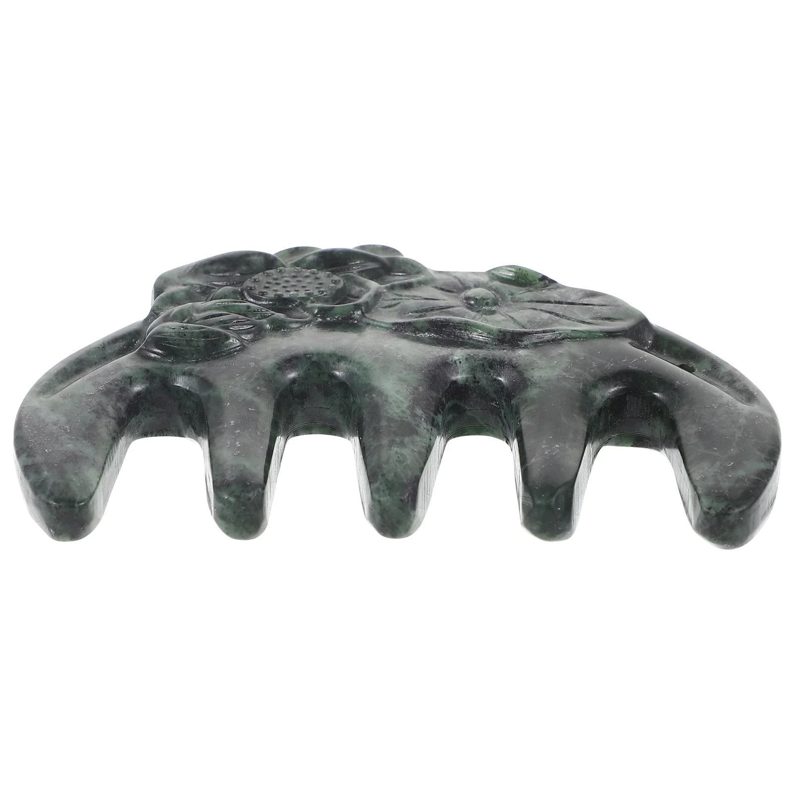 

Jade Massage Combs Head Scalp Comb Scraping Massage Comb Wide Tooth Combs Meridians Massager Combs Head Care Point