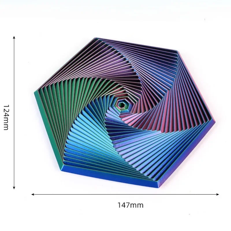 Fractal Fidget Hexagon 3D Printed Relieve Stress Reducing Toys Highpass Antistresse Fidget Decompression Creative For Children fidget toy sensory fidget toy anti stress toy finger sensory toy