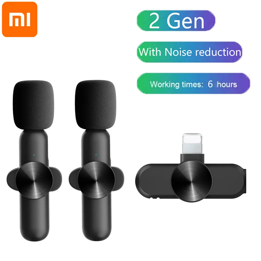 Xiaomi NEW Portable Wireless Lavalier Microphone Audio Video Recording