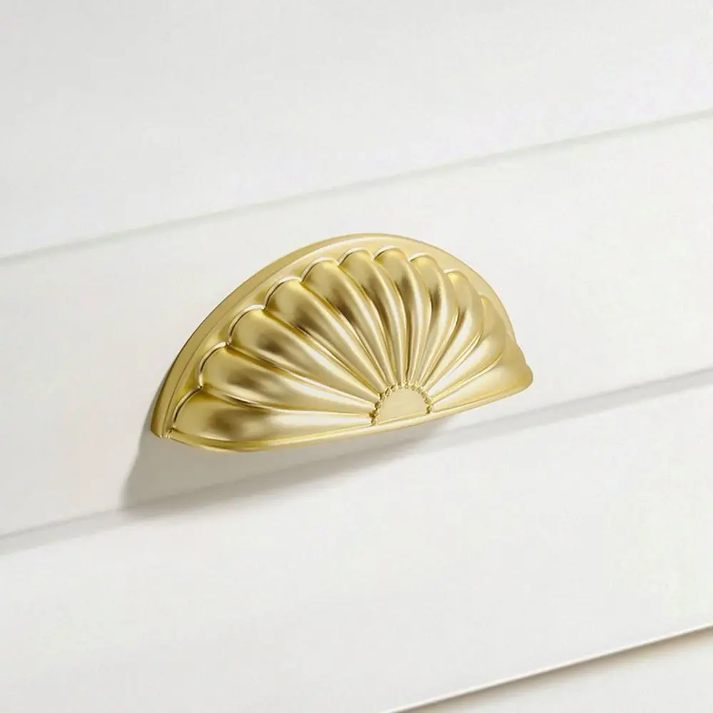 Description Picture 5 of itemFashion Zinc Alloy Shell Cabinet Handle Multifunctional Furniture Furniture Knobs Hardware Shell Style Drawer Pull Handles Door