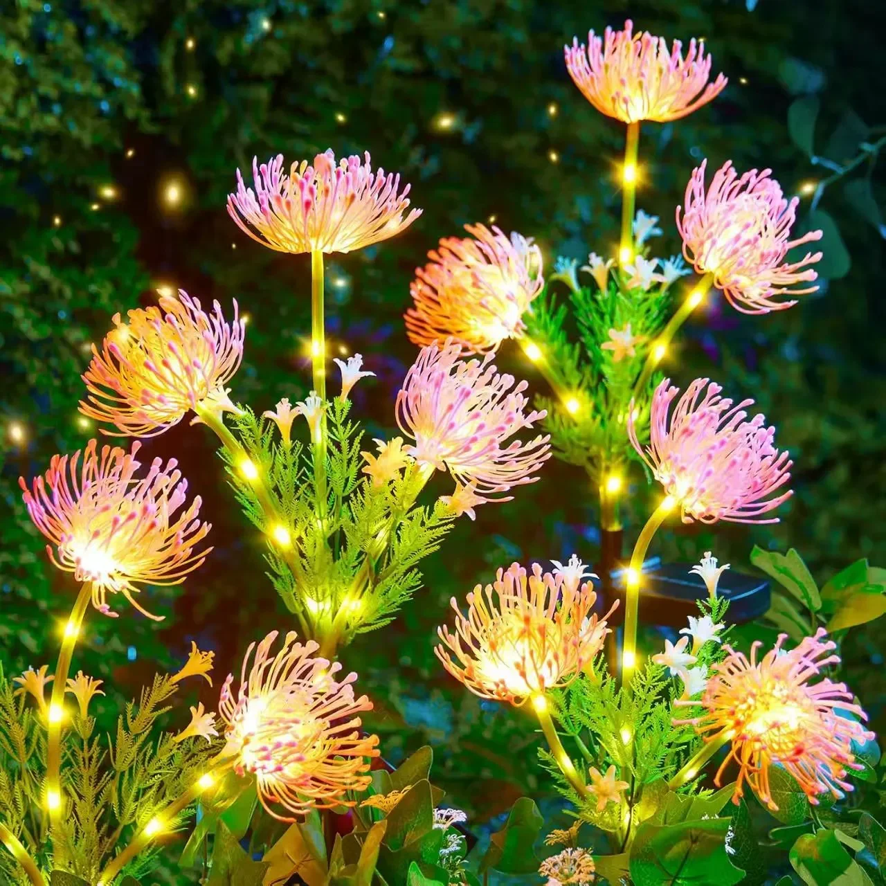 Solar Shore Flower LED Lights Outdoor Garden Lawn Lights Courtyard Country House Party Wedding Birthday Christmas Decoration