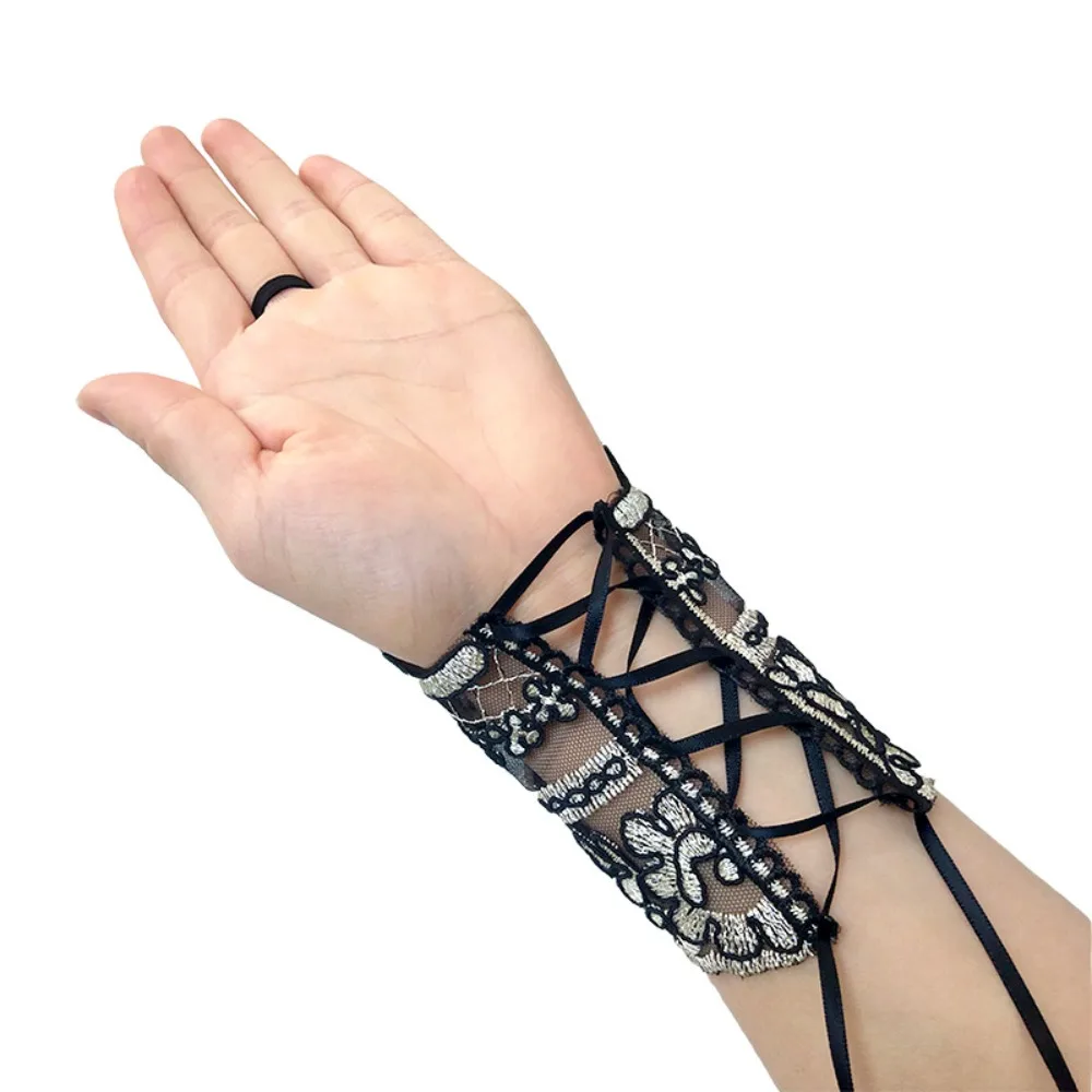 Hot Sale Party Dress Lace Gloves Clothing Accessories Sexy Bridal Gown Mittens Elegant Rhinestone Short Gloves Party