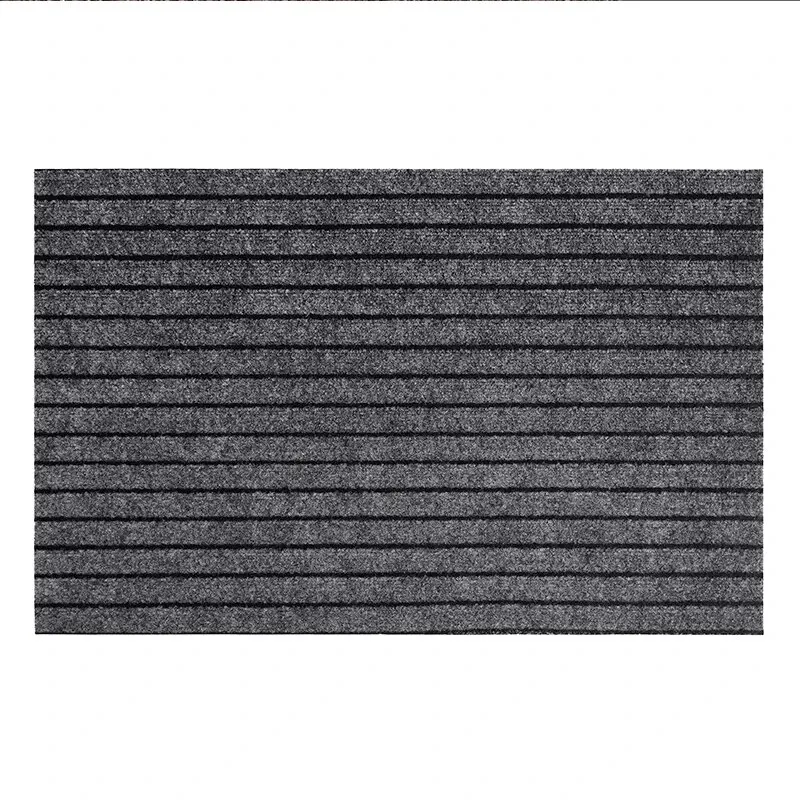 Sleek Minimalist Floor Mat - Durable, Stain/Fade Resistant, Non-Slip, Machine Washable