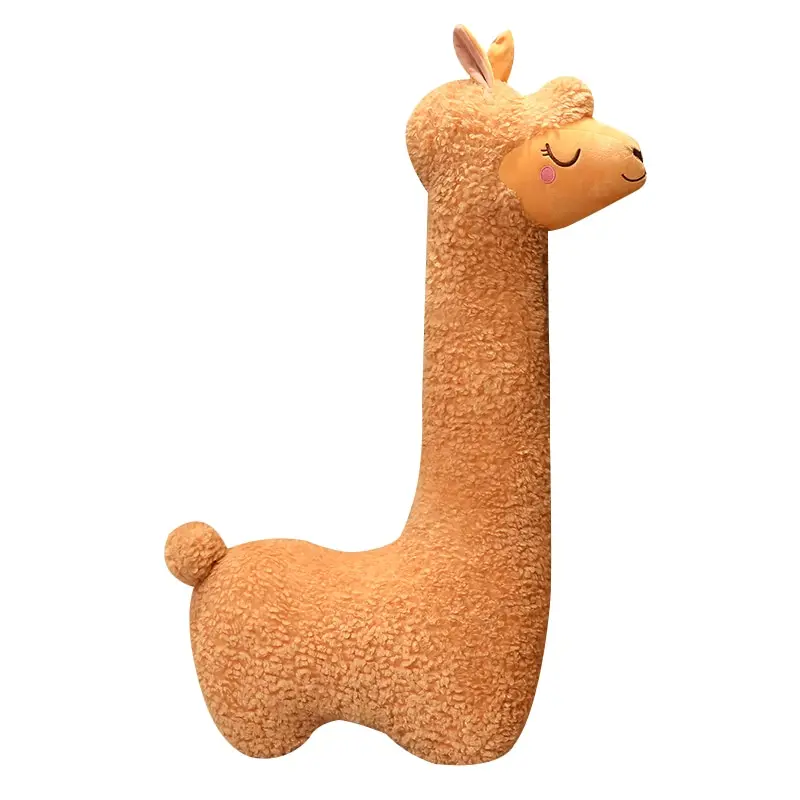 Plush Toys 75cm Alpaca Plush Toy Japanese Alpaca Soft Stuffed Sheep Llama Animal Dolls Sleep Pillow Home Bed Decor Gift
