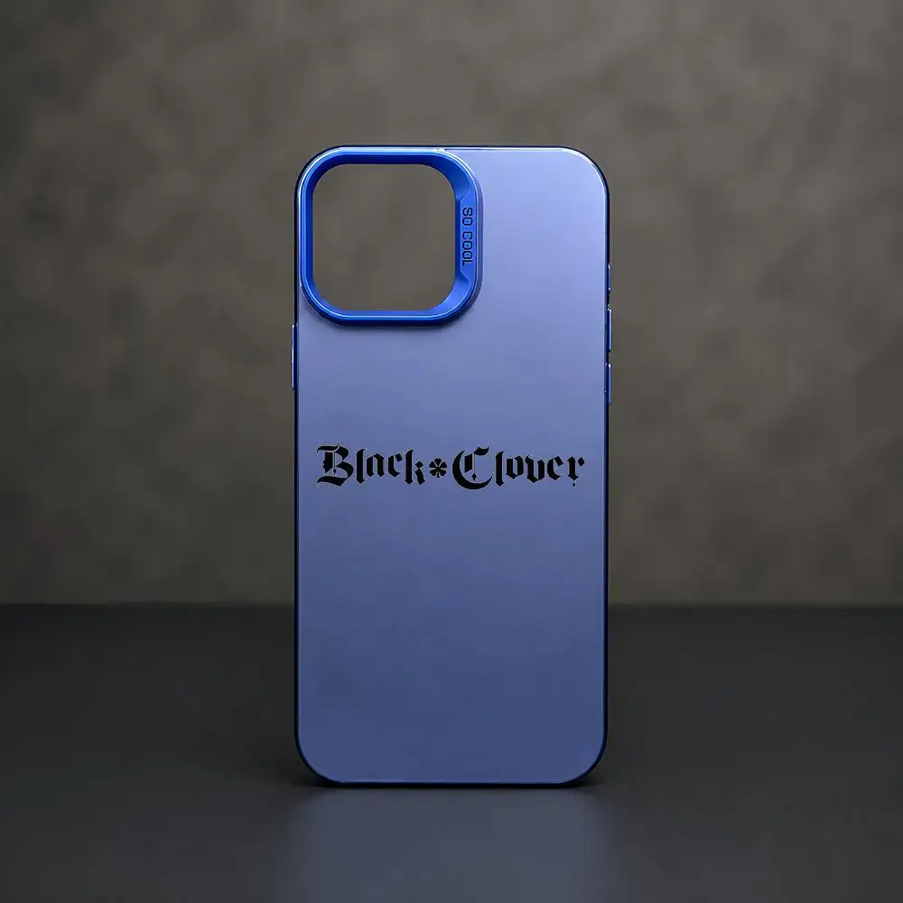 Black Clover Logo Shockproof Color Gradient TPU Phone Case