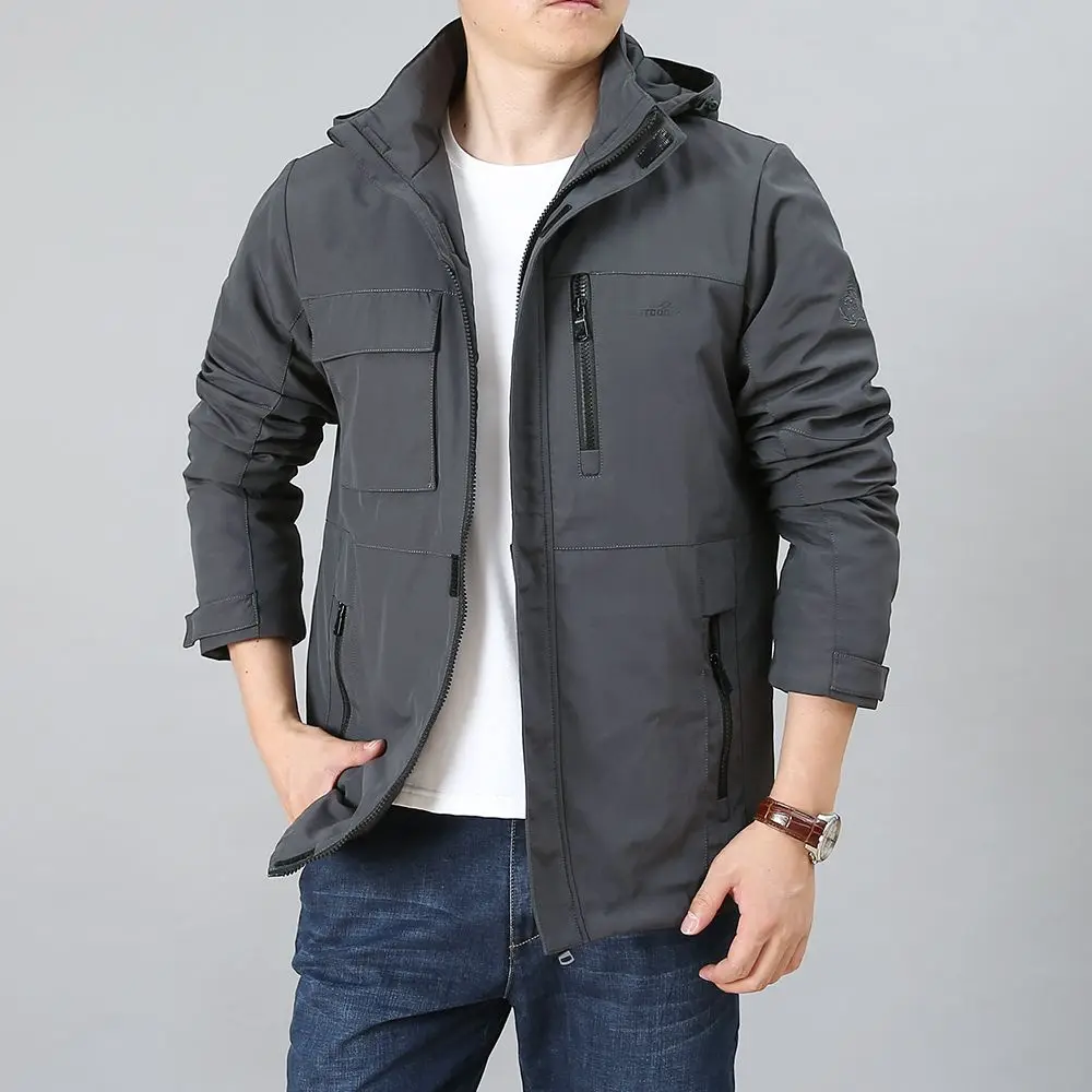 Parkas For Men Coat Men's Jackets Mens Style Clothing Bomber Oversize Windbreaker Hooded Golf Windbreak Down Light Trekking Cold