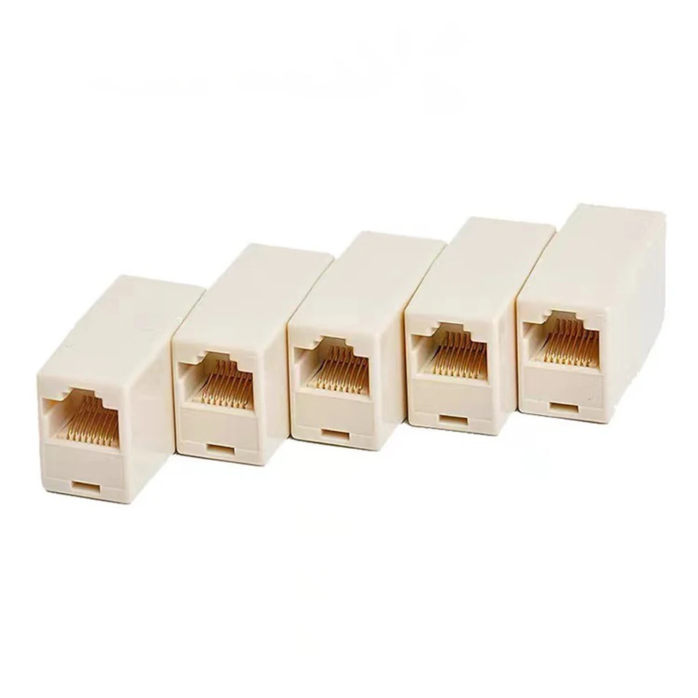 Ethernet Cable Connector 3/5/10PCS 8P8C Socket RJ45 CAT5 Coupler LAN Extender