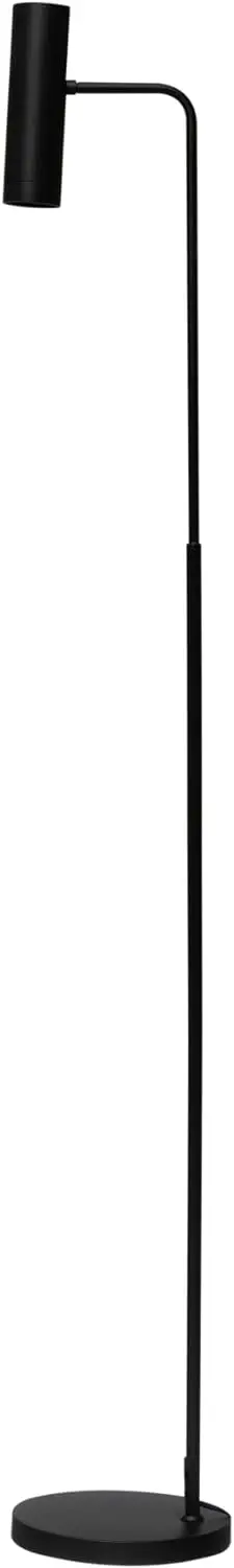 

Metal Floor Lamp, Matte Black 10"L x 9"W x 61"H Gold crystal floor lamp Rgb corner lamp Led stand Half moon lash light Room deco