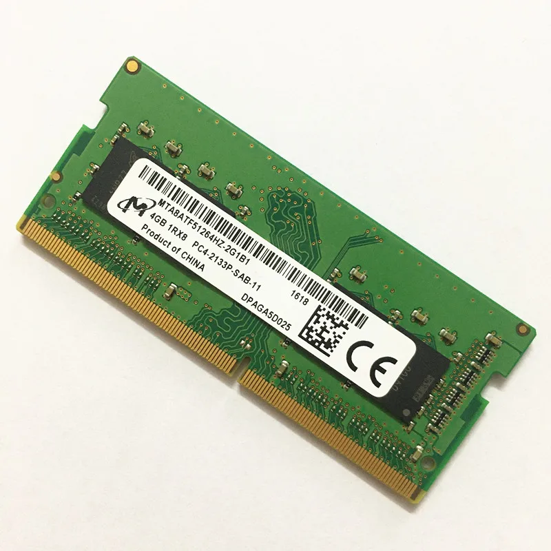 Micron ddr4 4GB 1Rx8 PC4-2133p-SAB-11 DDR4 RAMS 4GB 2133MHz laptop