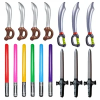 Outdoor Children Inflatable Light Saber Sword Toys Fun Pool Swim Water Play Toys Gifts Kids Stage Props PVC Cosplay Supply Toy 2