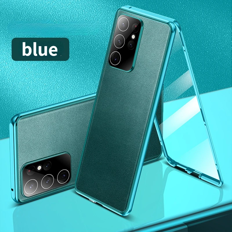 

Чехол для Samsung Galaxy S23 S22 Plus, ультравстроенный Магнитный Жесткий матовый сверхтвердый чехол-накладка на заднюю панель, защитная пленка из переднего стекла