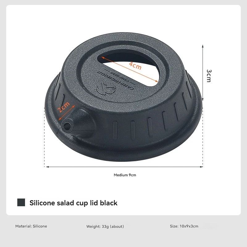 CAMPINGMOON S-GF-BK الأسود الغذاء الصف سيليكون كوب...