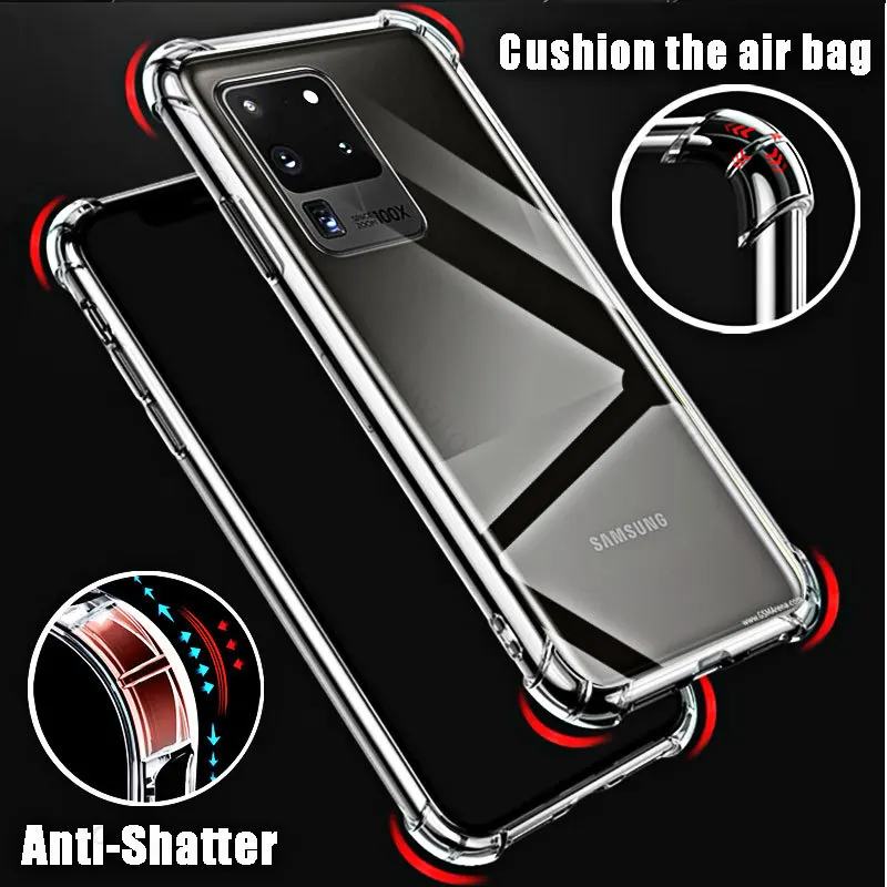 Crystal Clear Shockproof Anti-Scratch Soft Case
