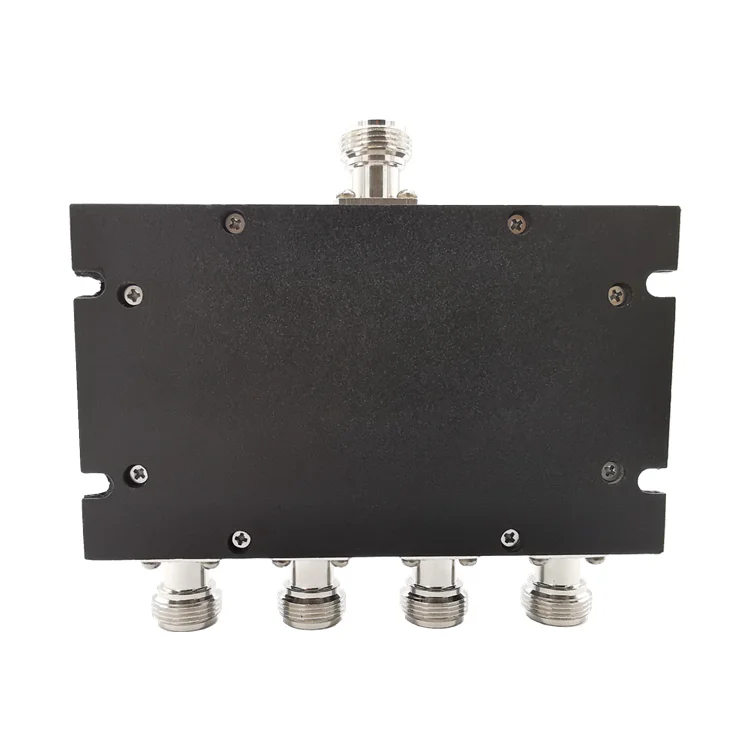 UHF 400-470MHz RF 전력 분배기 50W 4방향 N형 암 커넥터 (안테나, DAS, 라디오, AIS 트랜스폰더, BTS, IBS용)