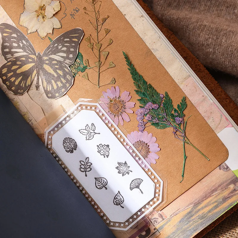 저널 데코 스탬프 너도밤나무 고무 스탬프 이모티콘 날씨 패턴 DIY 공예 용품 학생용 어린이 수제용품