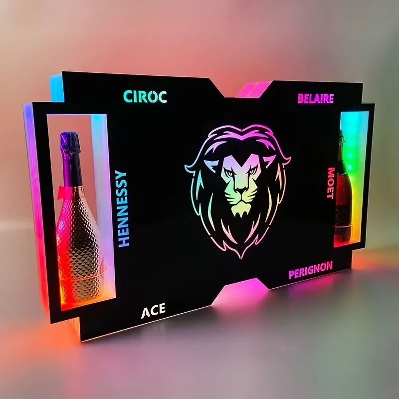 3 Bottle Ice Rock Ace of Spade LED Briefcase Champagne Cocktail Wine Box  Whisky Carrier Case VIP Bottle Presenter Vodka Suitcase - AliExpress