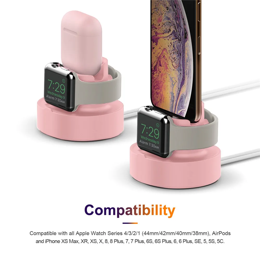3 in 1 Watch Charger stand Dock for Apple Watch Series 9/8/7/6/5/4/3/2/1 Airpods Pro Ultra iPhone 14 13 12 MAX