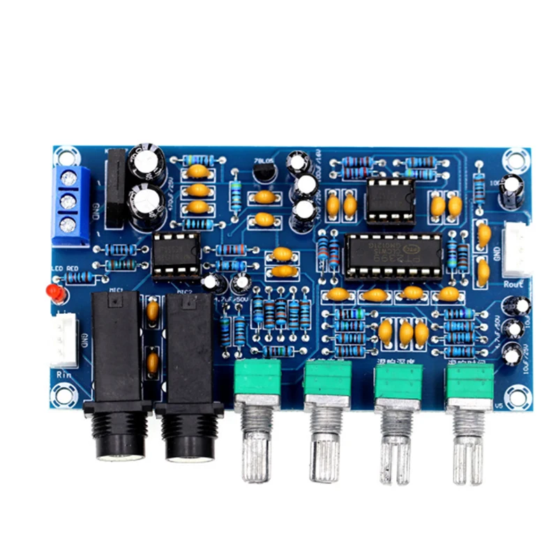 Audio Amplifier Board Audio Reverb Board PT2399 Dual AC12