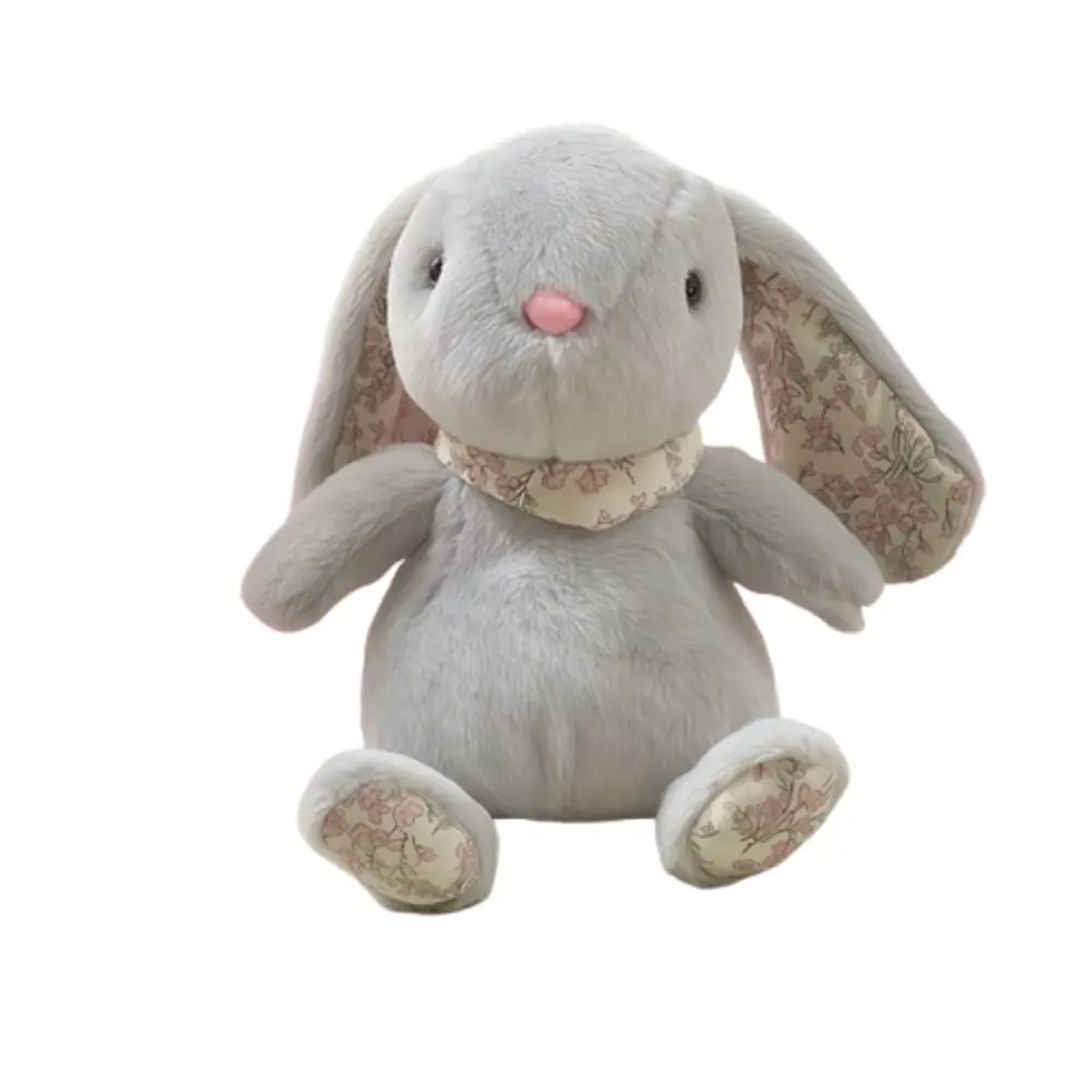Induction Rhythm Piano Drooping Ear Rabbit Plush Doll Sound Music Toys PP Cotton Little Bear Plush Keychain Collection Portable