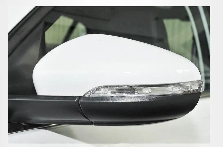 Beste weiße Seitenspiegel-Abdeckkappe für VW Golf MK6 6 VI GTI R20 Rückspiegel ersetzen rechts links Autogehäuse_voghion.com