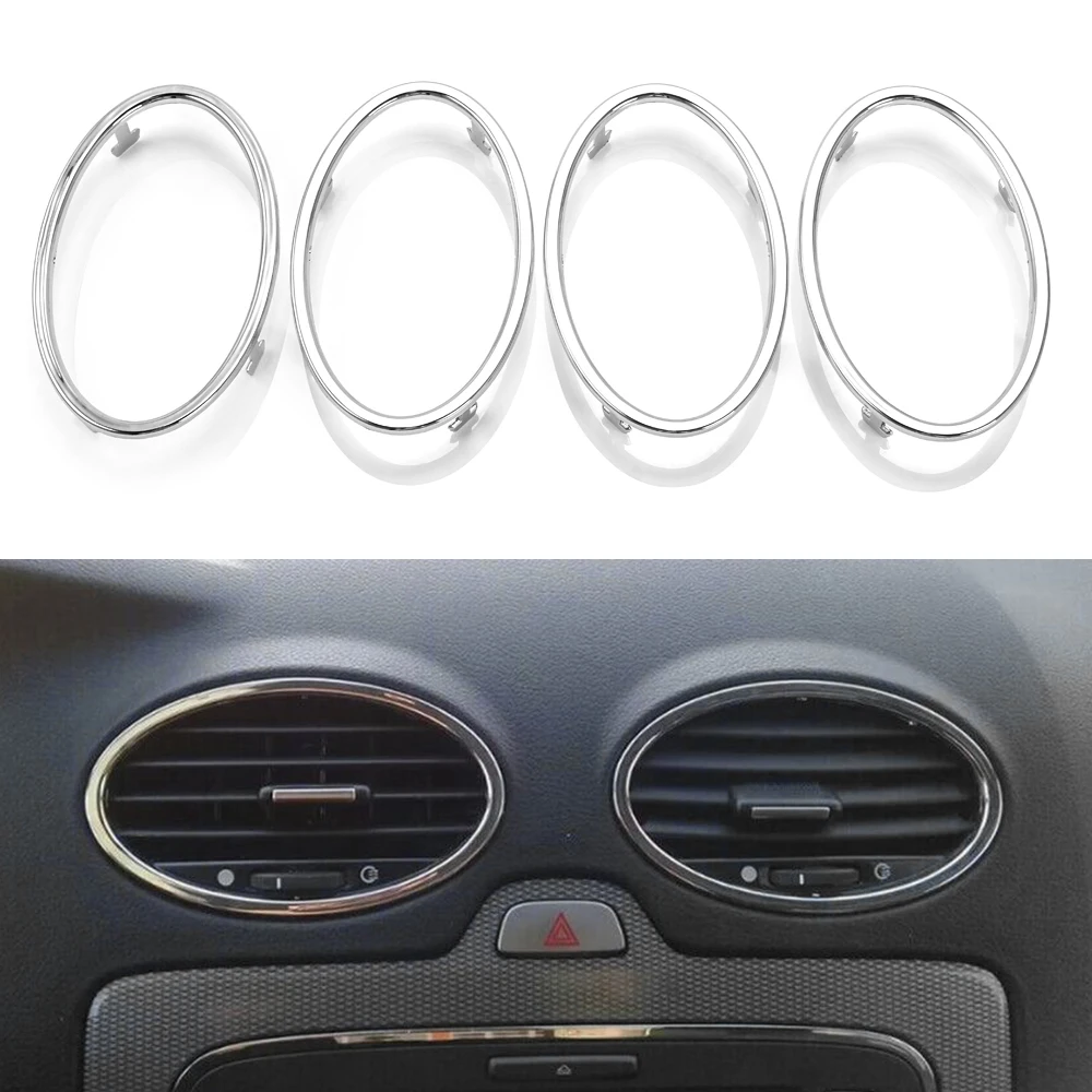Car Air Conditioning Vent Trim Decoration Sticker For Ford Focus 2 MK2 Interior