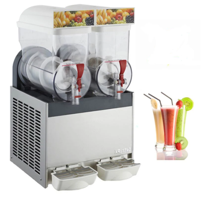 자동 탑 프레스 더블 펌프 프로 음료 슬러시 기계, XRJ-15L * 2, 신제품  Best5