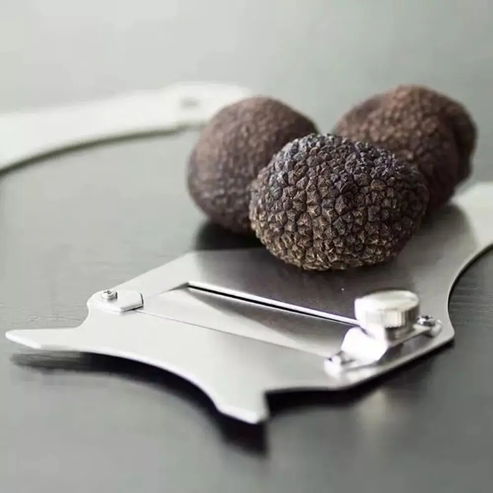 Stainless Steel Truffle Butter Roll Slicer Adjustable High Hardness Chocolate Planer Slice Thickness Kitchen Supplies