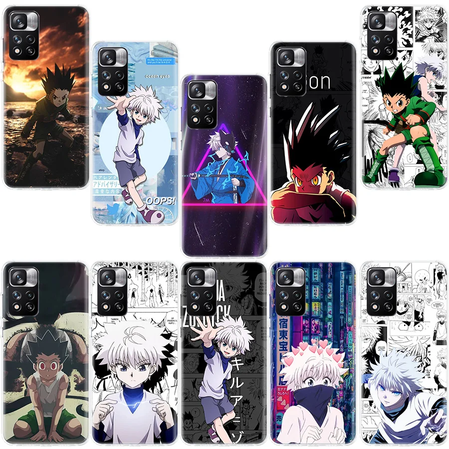 Anime Hunter X Phone Case For Xiaomi Note 10 Pro M3 M2 6X 5X X3 X2 CC9 Mi 11 Ultra 11i 10T 9 Lite 8 F1 F2 F3 A3 A2 A1 She |