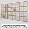 A4/A3 acrylic of Clear Wall Mount Document Photo Frames Advertising Poster Paper Holder Board Display of certificates, documents 4