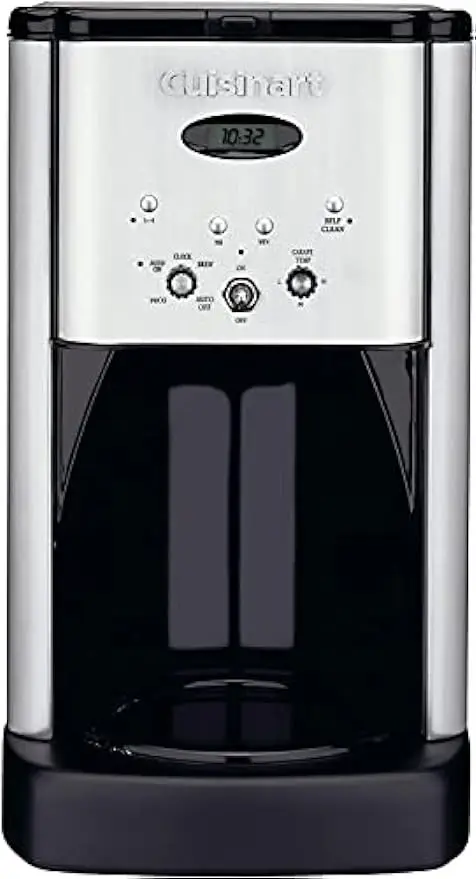 DCC-1200P1 Brew Central 12-Cup Programmable Coffeemaker Coffee Maker, Carafe, Brushed Chrome 3