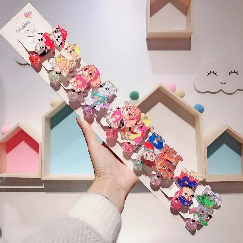 Paw Patrol Toys Girls Forcine Rescue Puppy Skye Hair Rope Cartoon Anime Figures Cute Kids Accessori Per Capelli Regali Di Natale Di Compleanno