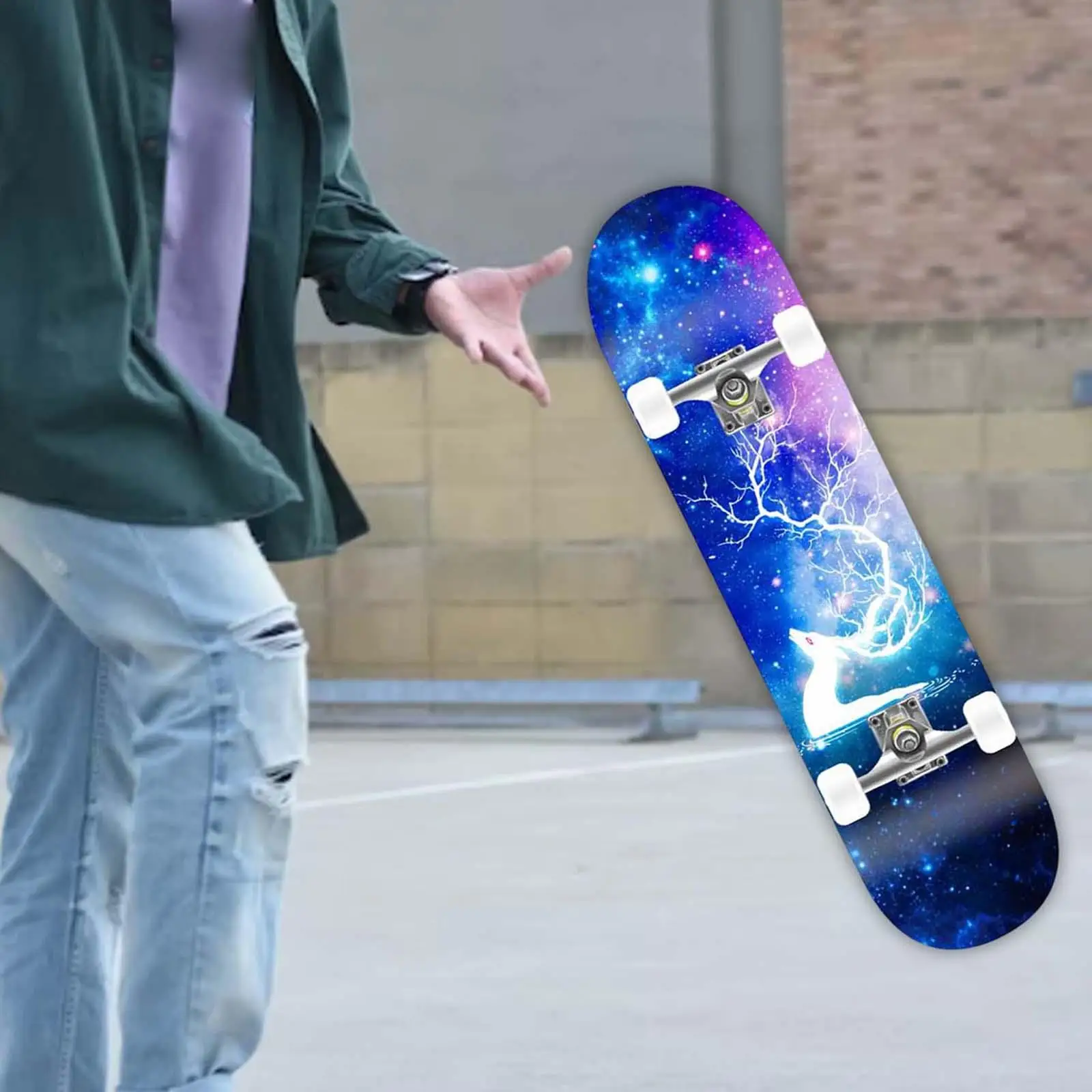 Copleto Skateboard per Principianti, 31’’ x 8’’ 7 Strati Skate Board