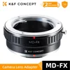 K&F Concept MD-FX Lens Adapter Ring for Minolta MD Mount Lens to Fujifilm Fuji X-Pro1 X-T10 X-A1 X-T2 X30 XF1 XQ1 Camera Mount 1