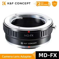 K&F Concept MD-FX Lens Adapter Ring for Minolta MD Mount Lens to Fujifilm Fuji X-Pro1 X-T10 X-A1 X-T2 X30 XF1 XQ1 Camera Mount 1
