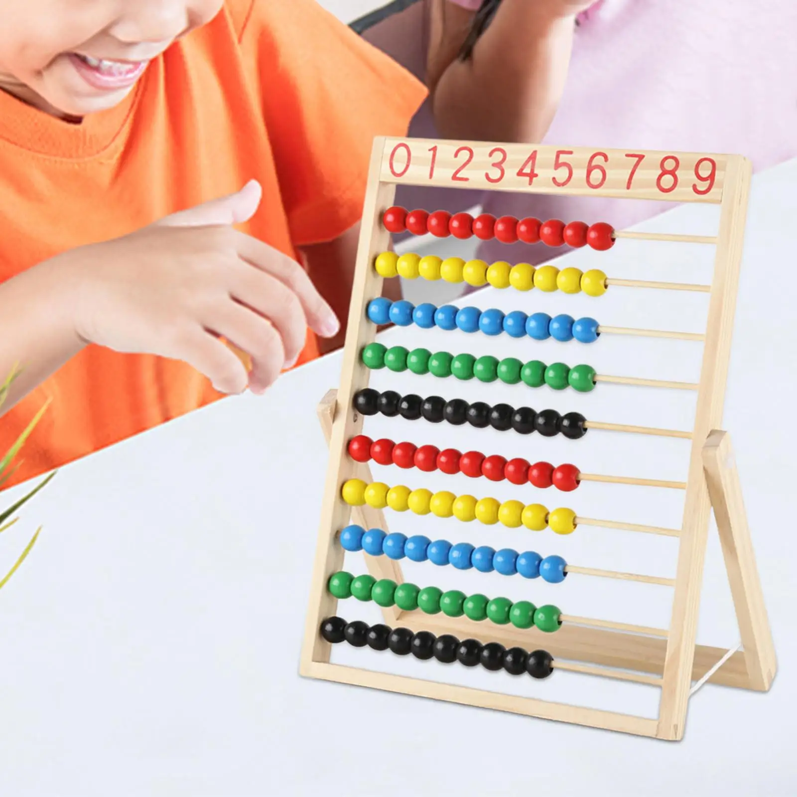 

Counting Abacus Toy Classic Wooden Abacus for Kindergarten Toddlers Children