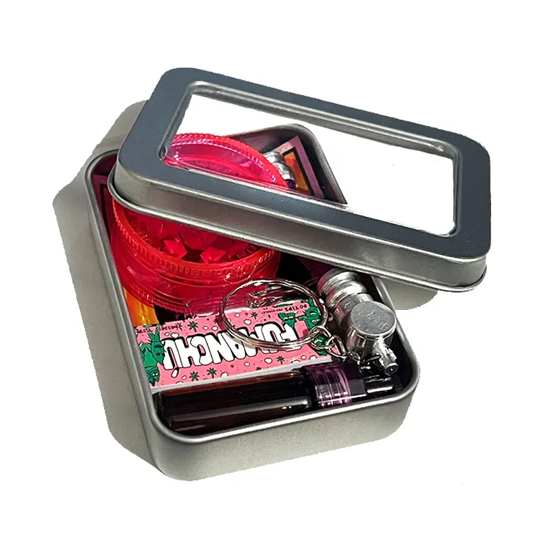 Set Di Scatole Per Smerigliatrice Per Kit Di Tabacco 6 Pezzi Set Di Frantoio Per Scatole Da Viaggio Regalo Per Smerigliatrice Per Erbe A 2 Strati In M