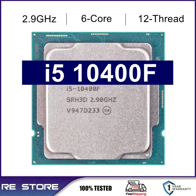 NEW Core i5 10400F CPU Processor 2.9GHz Six-Core 65W LGA 1200 no fan