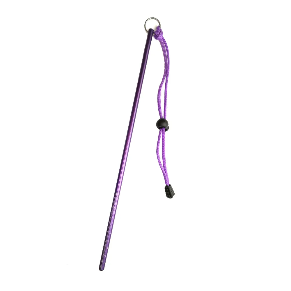 Scuba Diving Aluminium Alloy Stick Pointer With Measurement Lanyard Dive Lobster Underwater Shaker Noise Maker 6