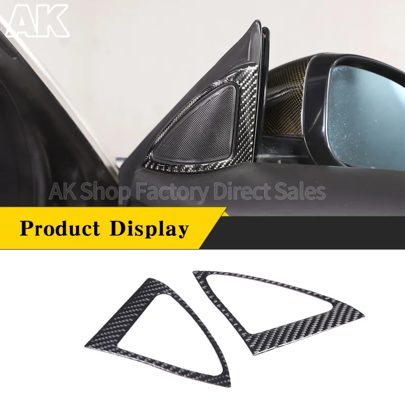 

For Jaguar F-TYPE F TYPE 2013-2022 Soft carbon fiber Car A-pillar Horn Frame Decoration Sticker Car Interior Accessories