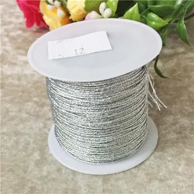 Elegant Gold & Silver Nylon Thread