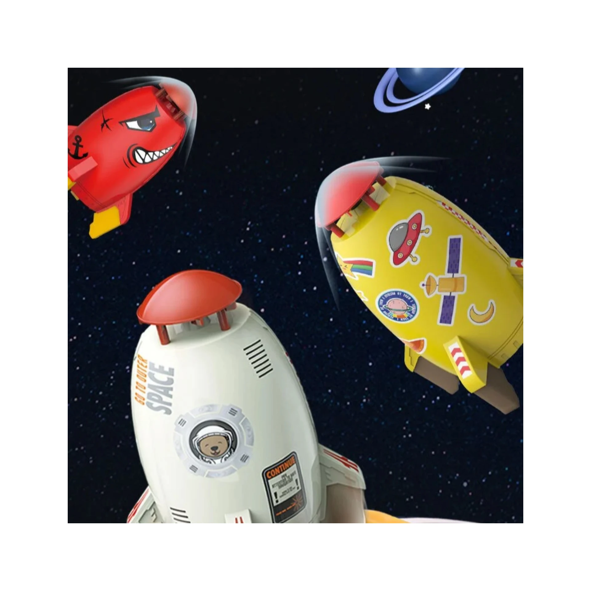 Rocket Launcher Toys Outdoor Rocket Water Pressure Lift Sprinkler Toy Fun Interaction In Garden Lawn Water Spray Toys for Kids 3