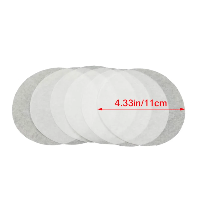 Round Hamburger Pressure Meat Paper Oil Blotting Paper Oven Grill Sheet Patty Separation Kitchen Tools 100Pcs 11CM meat blotting paper