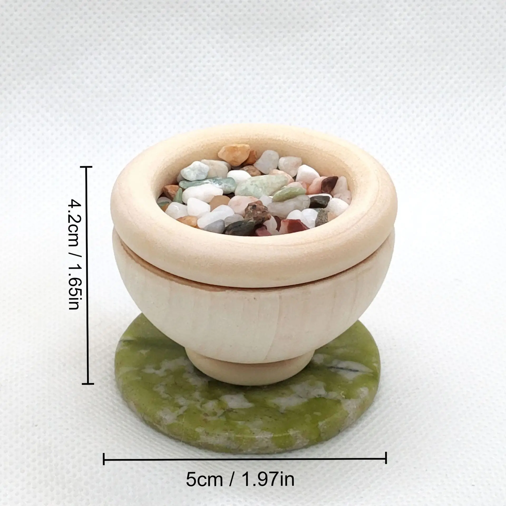 Description Picture 5 of itemWooden Aromatherapy Essential Oil Diffuser Interior Fragrant Aroma Expanding Stone Diy Reed Diffusers Ornament Home Scent Decor